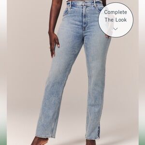 Abercrombie high rise 90s straight ultra high rise 16r curve love